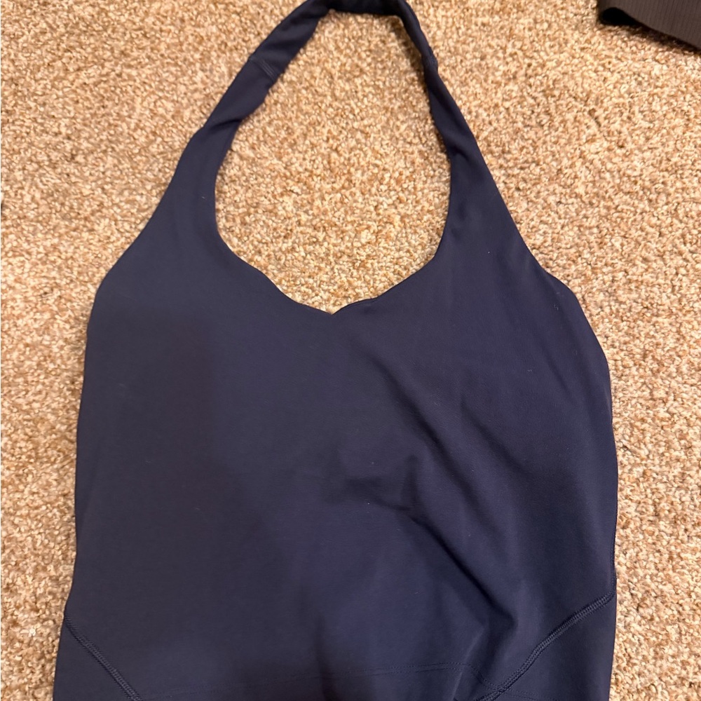 Lululemon Athletica Deep Blue Halter Top